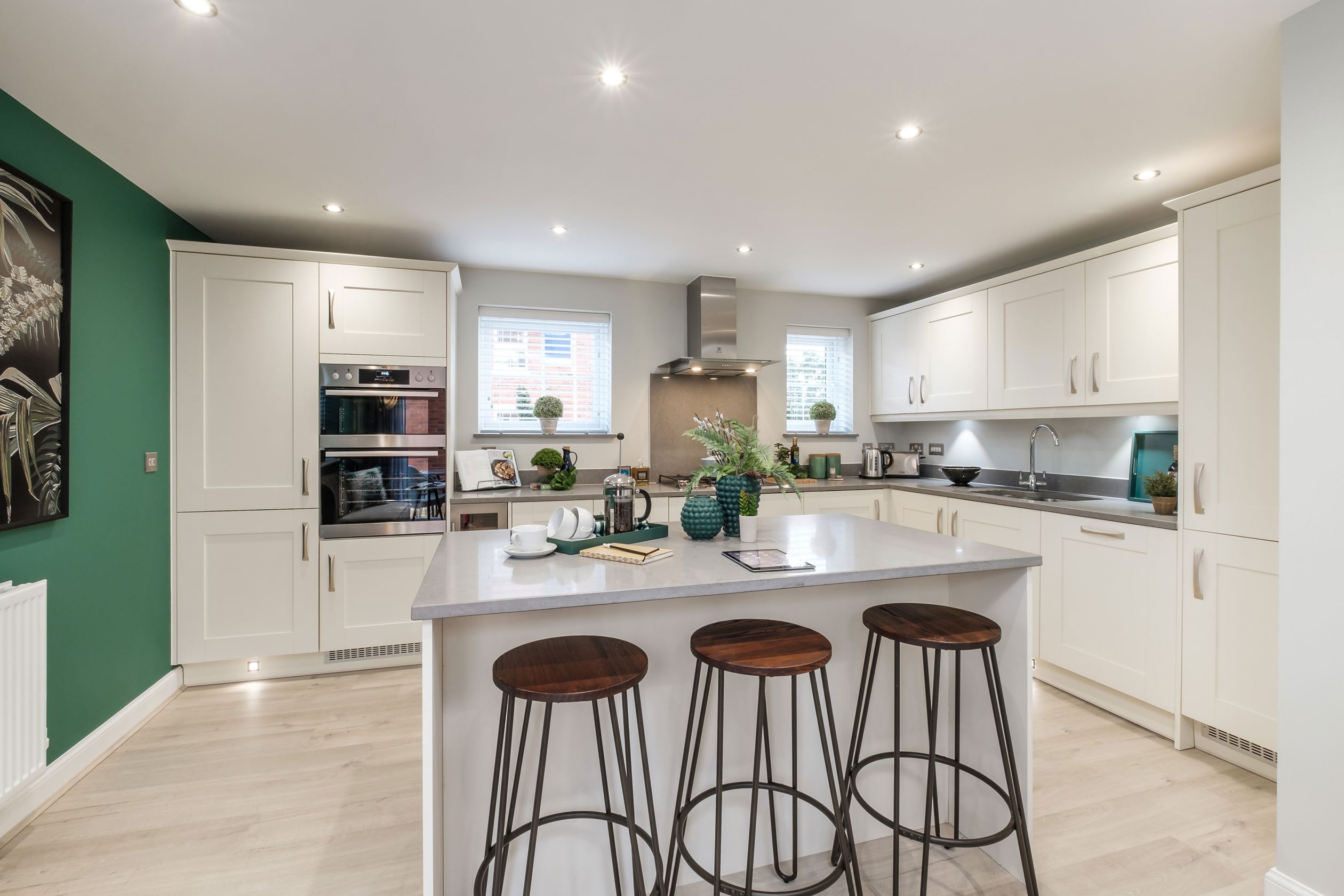 Interior view of our 4 bed Alderney kitchen